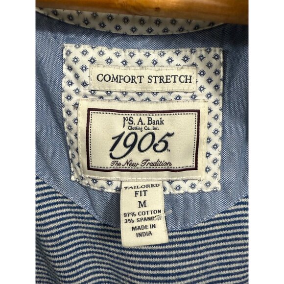 Jos. A. Banks Sweater Mens Size Medium Blue Comfort Stretch Tailored Fit - Picture 8 of 8